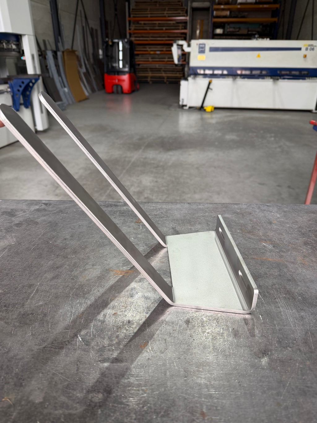 RVS Schoenenrek voor 200mm+240mm treeplank