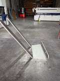 RVS Schoenenrek voor 200mm+240mm treeplank