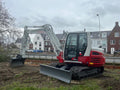 Treeplank Takeuchi Rond zijbalk 900mm (TB290)
