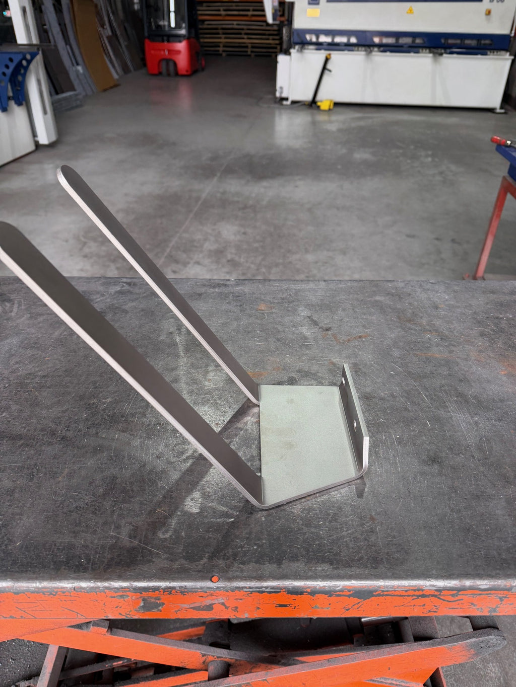 RVS Schoenenrek voor 130mm treeplank