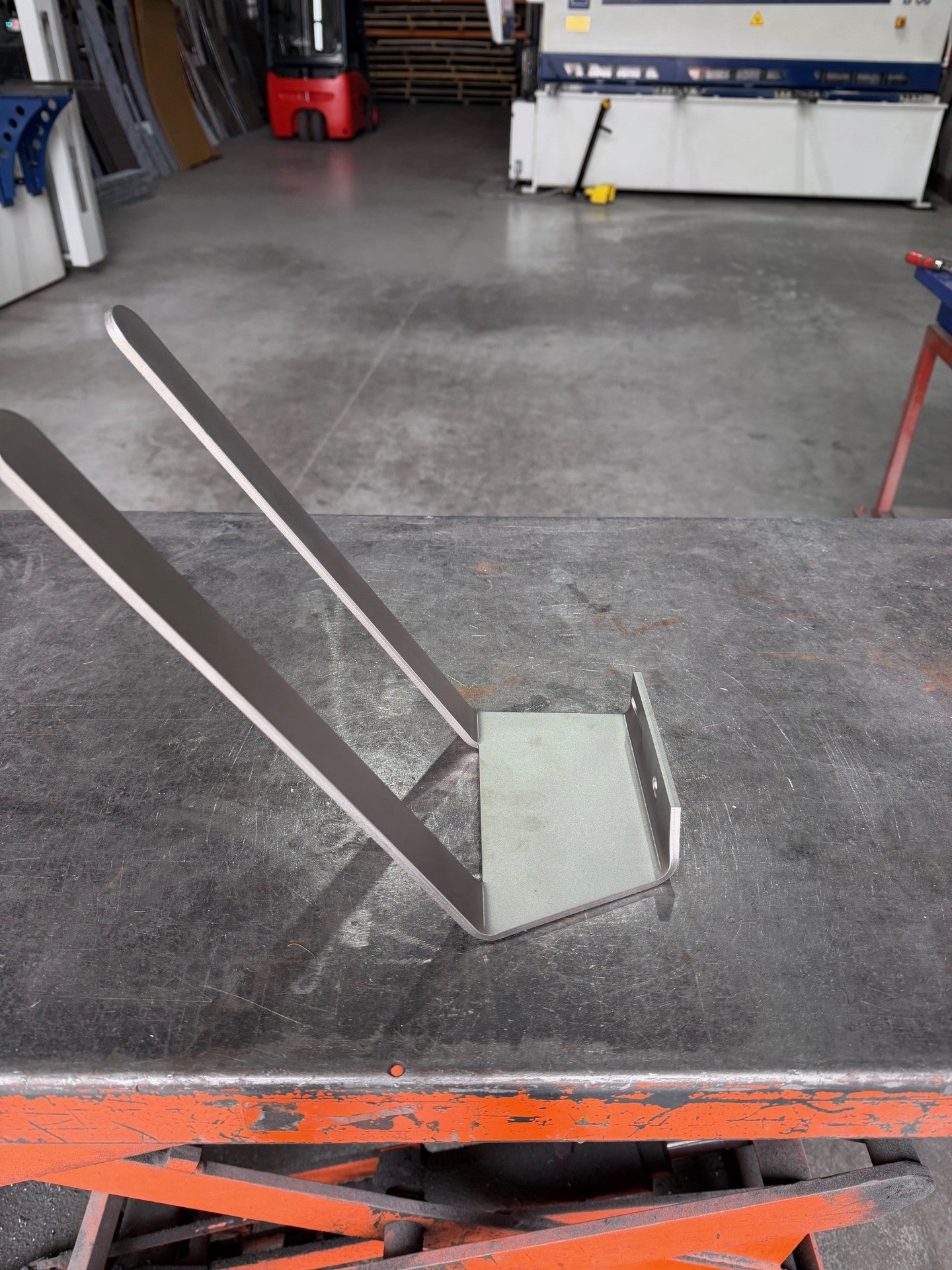 RVS Schoenenrek voor 130mm treeplank