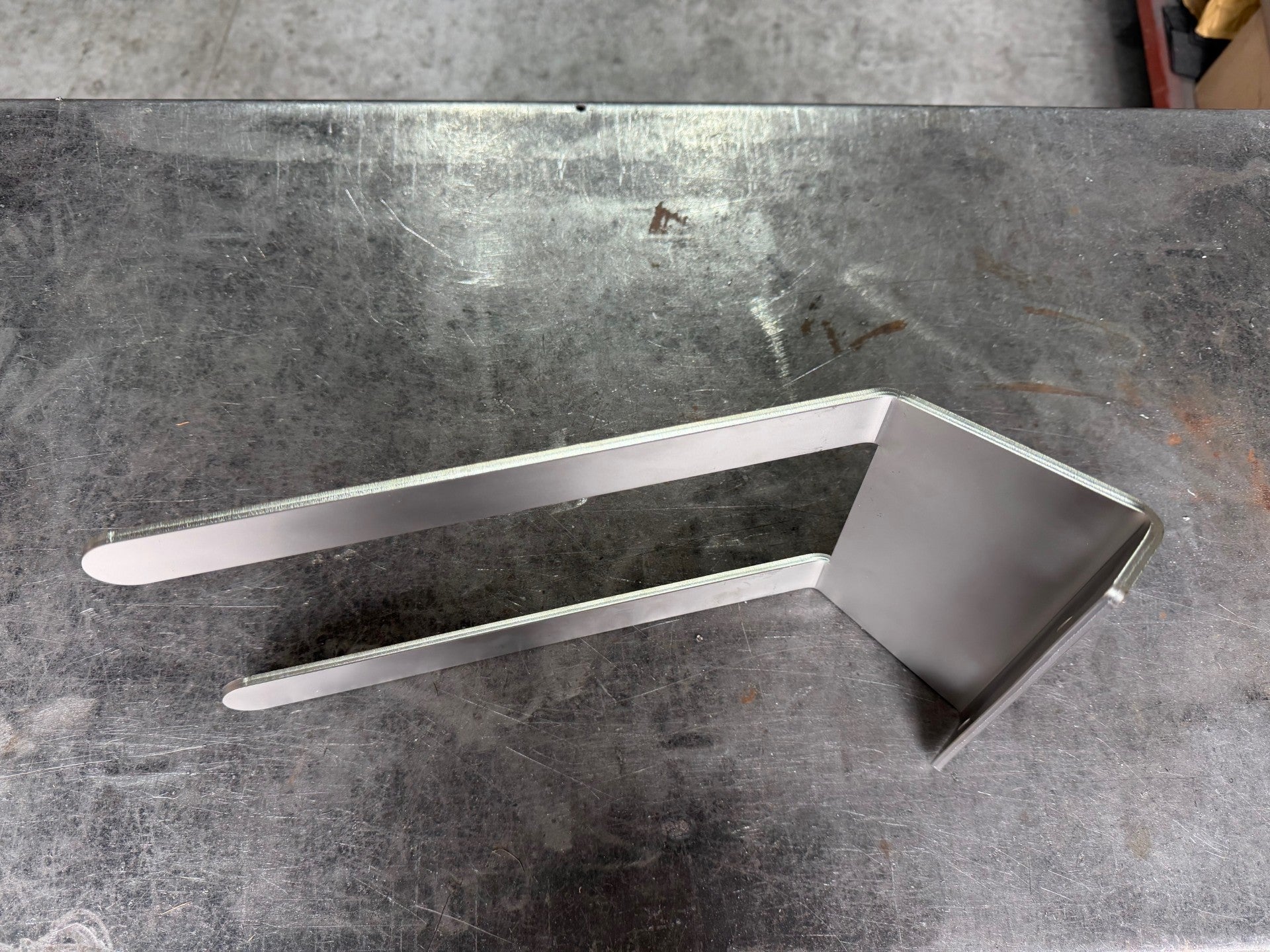 RVS Schoenenrek voor 200mm+240mm treeplank