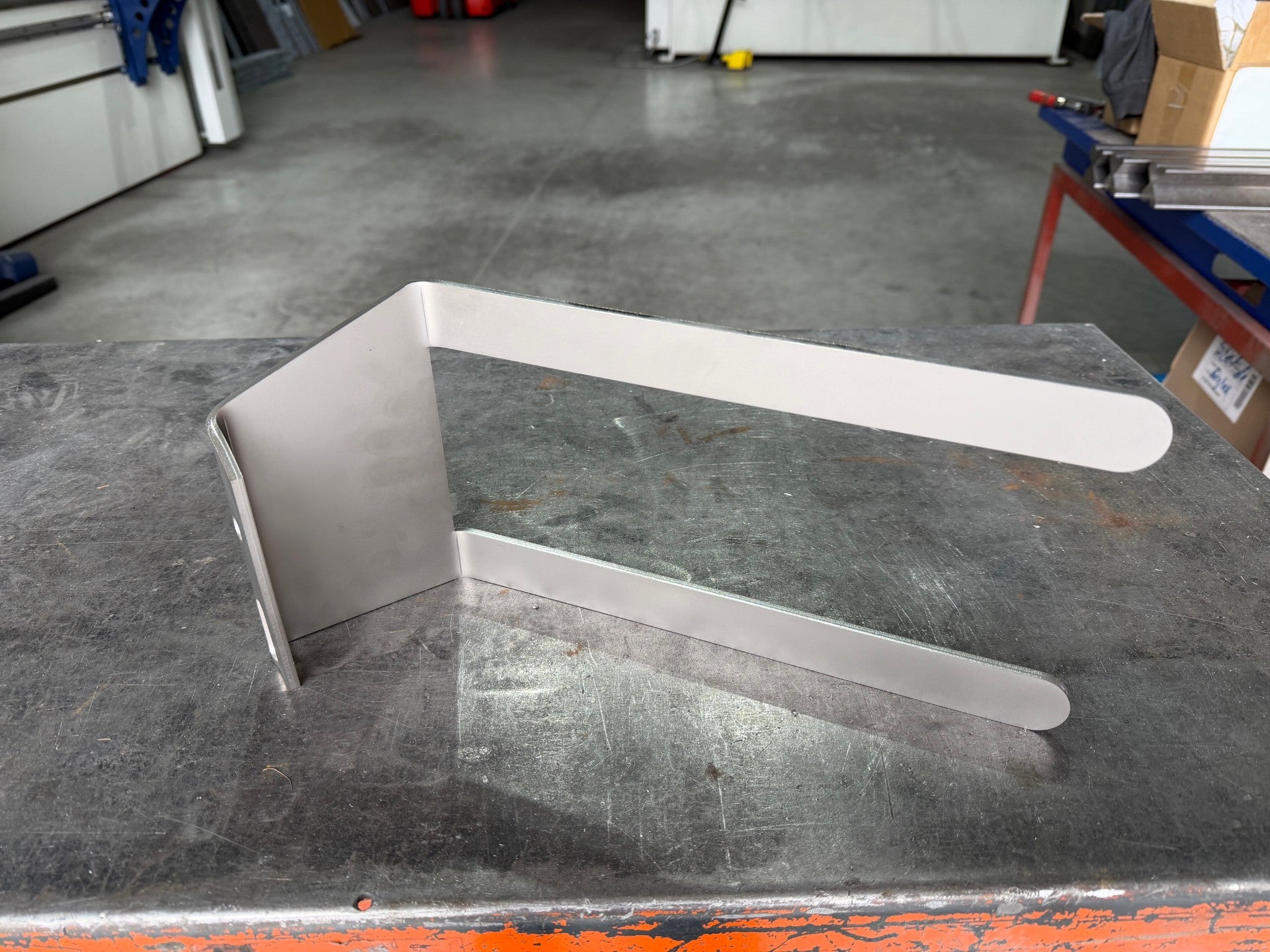 RVS Schoenenrek voor 130mm treeplank