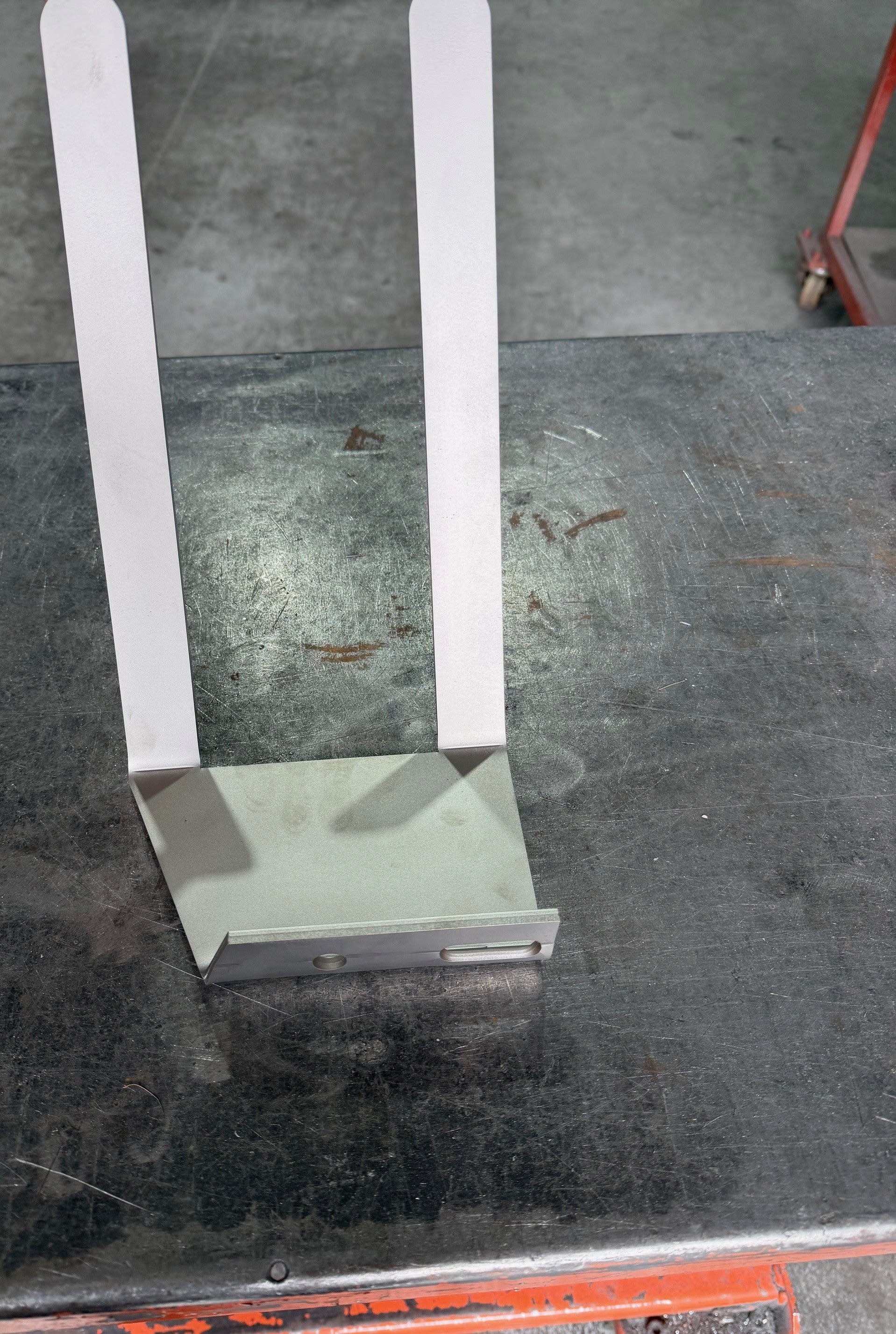 RVS Schoenenrek voor 130mm treeplank